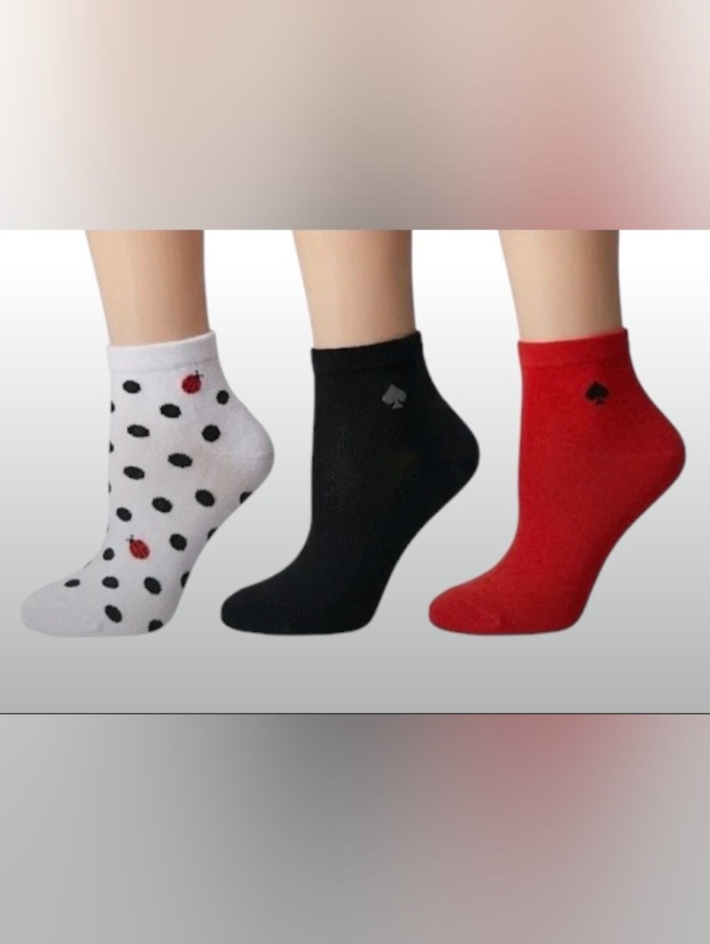 DO NOT PURCHASE Kate Spade-3pk Ladybug 🐞 Socks -0S